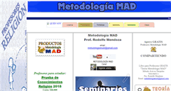 Desktop Screenshot of metodologiamad.cl